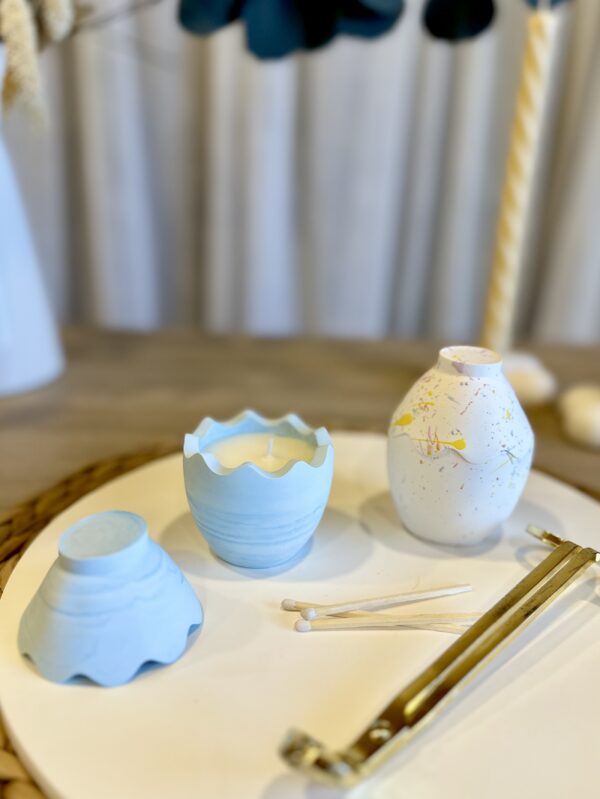 Blue Easter egg