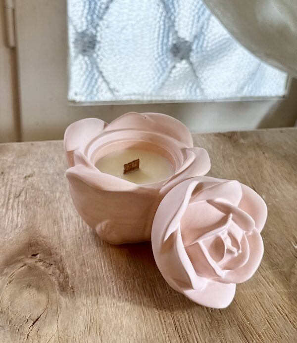 Αρωματικό κερί σόγιας "Rose"