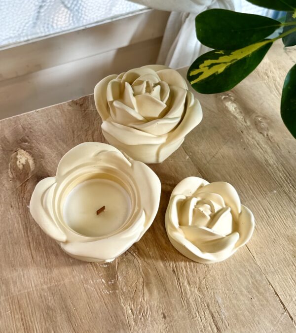 Αρωματικό κερί σόγιας "Rose"